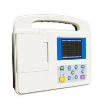 Machine ECG portable VS-E024 3 canaux 12 fils rentable 3.5 pouces 5 pouces même prix compétitif avec une grande précision
