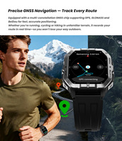 Reloj Inteligente C32pro con GPS, Monitor de Actividad Física, Pantalla TFT, Resistente al Agua IP67, para Llamadas, Salud al Aire Libre, Contador de Pasos, Sensor de Seis Ejes