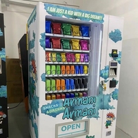 Nueva Llegada: Máquinas Expendedoras de Snacks Alemanas al por Mayor, Máquina Expendedora de Bebidas Embotelladas y Refrescos para Interiores con Lector de Tarjetas