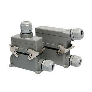 Victory Rectangular Heavy Duty Connector 6 10 16 24 Pin Waterproof Industrial Plug Socket ABS Material - Product Image 1
