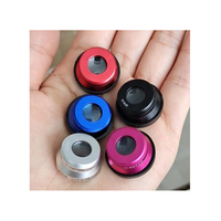 Objectif de caméra factice Santa Cam pour téléphone portable, grand angle et macro, décoration de Noël avec aluminium+ABS et verre optique, 5 couleurs