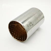 Douille de palier bimétallique, double métal, autolubrifiante, anti-abrasion, résistante à la chaleur 280°C pour applications métallurgiques