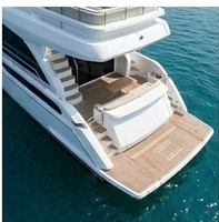 Yacht de croisière à cabine en PRV de 15,16 m, fabriqué en Chine, avec un seul gouvernail, un double moteur diesel, 12 nœuds, certifié CE, bateau pour saillies aux îles