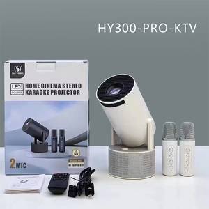 Proyector HY300 PRO KTV con Micrófonos Inalámbricos Duales, Android 11, para Fiestas Familiares y Eventos al Aire Libre, 160 ANSI lúmenes, 1280*720P - Product Image 6
