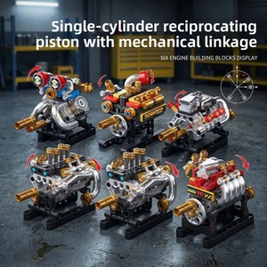НОВЫЙ Конструктор-модель автомобильного двигателя для мальчиков, декоративный подарок, игрушка для сборки - Product Image 3