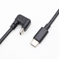 Câble USB Type C Forme en U Angle de 180 degrés Cordon de charge de synchronisation de données USB C