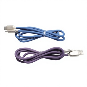 Câble de charge rapide en silicone pour téléphones Android et iPhone, câble USB Type-C, vente en gros d'usine - Product Image 2