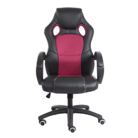 Chaise de jeu d'ordinateur chaise d'équipement de jeu confortable dossier haut chaise de bureau de jeu blanche en cuir Pu moderne avec appui-tête