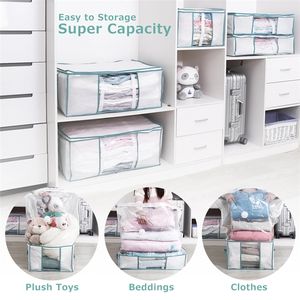 부직포 휴대용 옷 저장 상자 접이식 옥스포드 주최자 천 접이식 의류 저장 상자 빈 옥스포드 천 - Product Image 3