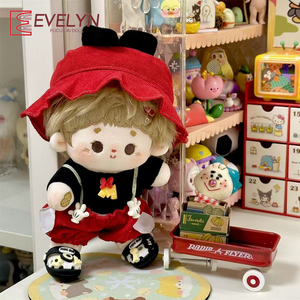 Vestiti per Bambole Evelyn in Peluche 20cm, Set di Abiti per <span class=keywords><strong>Piccolo</strong></span> <span class=keywords><strong>Principe</strong></span>, Completo con Bretelle e Pantaloni, Decorazione Sostitutiva - Product Image 3