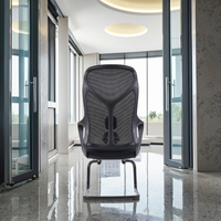 Chaise de bureau ergonomique en tissu avec soutien lombaire réglable, vérin à gaz certifié, design moderne pour la maison ou le bureau