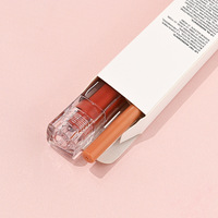 Kit de Rouge à Lèvres et Gloss Brillant Teinté Longue Tenue Hydratant Effet Ultra-Brillant Personnalisable avec Logo