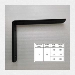 헤비 듀티 파우더 코팅 소매 팩 금속 벽 선반 브래킷 - Product Image 1