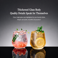 Commerciële glazen tumbler highball beker voor koffie, melk, sap, mojito's, cocktails, koude dranken, restaurant, hotel, groothandel
