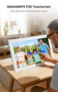 21.5inch FRAMEO <b>Wifi</b> Digital Picture Frame with 1920x1080 FHD IPS LCD Touch Screen, 32GB Storage Auto-Rotate, Wall Mountable - Product Image 3