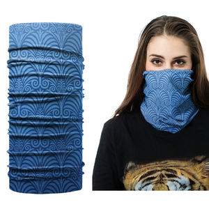 Noir Orange Plain Tie Dye Rouge Blanc Blanc Bandana FaceMask Neck Gaitor - Product Image 2