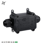 Boîte de jonction électrique étanche extérieure IP68 boîte de connexion de câble étanche connecteur LED pour bande lumineuse Led