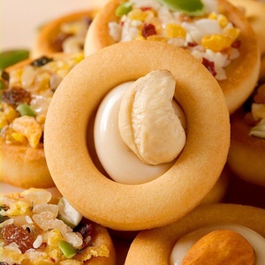 Galletas <span class=keywords><strong>de</strong></span> Almendra con Sabor a Mantequilla y Cacao Crujientes y Dulces, 11.6g/bolsa, Galletas <span class=keywords><strong>de</strong></span> Postre Exóticas - Product Image 1