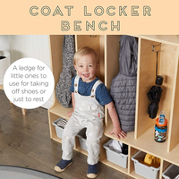 Meubles de rangement Montessori en bois pour garderie, armoire à vêtements pour enfants, unité de rangement pour la maternelle, organisateur de classe