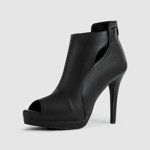 รองเท้าแตะส้นหนาสำหรับผู้หญิง, พื้นหนากันน้ำมีแพลตฟอร์มเปิดนิ้วเท้ารองเท้าส้นสูงมีรูขนาดพิเศษ - Product Image 2