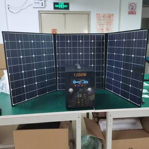 ชุดเครื่องกำเนิดไฟฟ้าพลังงานแสงอาทิตย์ 1200W แผงโซลาร์เซลล์ 1000w ระบบพลังงานแสงอาทิตย์แบบติดตั้งบนพื้นดินสำหรับบ้านแบบออฟกริด ชุดเครื่องกำเนิดไฟฟ้าพลังงานแสงอาทิตย์แบบพกพา - Product Image 5