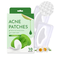 Patchs micro-aiguilles pour le front en promotion : hydratent la peau sèche et atténuent les rides du front