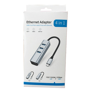 3 Cổng Loại C <span class=keywords><strong>Usb</strong></span> Hub Bộ Chuyển Đổi <span class=keywords><strong>Usb</strong></span> Sang Rj45 Tốc Độ Cao Bộ Chuyển Đổi Gigabit Ethernet <span class=keywords><strong>La</strong></span> - Product Image 1