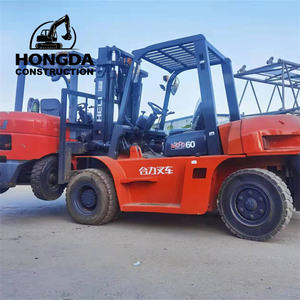 Heli Heavy Duty Chariot élévateur 5 tonnes 6 tonnes Cpcd60 7 tonnes Chariot élévateur diesel avec mât 2 étages Cabine de climatisation et fourche rotative - Product Image 4