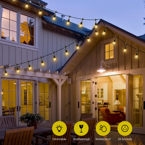 Jaiyi Thiết Kế Mới Cắm Trại Ngoài Trời Không Thấm Nước Và Smashproof S14led Ánh Sáng Chuỗi - Product Image 2