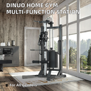 Dinuo Home <span class=keywords><strong>Gym</strong></span> Dispositivo de entrenamiento de <span class=keywords><strong>pecho</strong></span> de fila alta/baja con accesorio único Estación multifunción Construcción de metal - Product Image 2