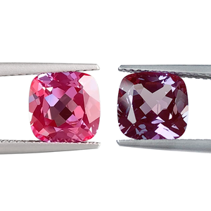 Gema de Alejandrita de Laboratorio de Alta Calidad, Corte Esmeralda Ovalado, Forma de Pera, Corte Cojín, Tratada Térmicamente con Cambio de Color para Joyería - Product Image 1