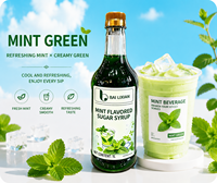 Sirop de jus de plantes pétillant Baili Xian, base de thé au lait au jus de gingembre jaune, service rapide commercial pour les chaînes de magasins