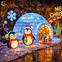 Technisch Entwickelte Outdoor-Festival-Weihnachtsmann-Laterne Weihnachtsbeleuchtungshersteller für Europäische Gewerbeprojekte