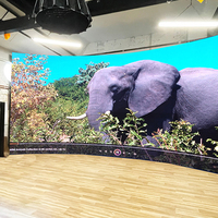 Film d'affichage LED flexible, écran vidéo mural, écran LED flexible adhésif souple pour fenêtre en verre, porte, garde-corps