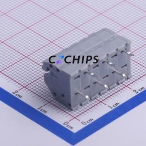 KF250-3.5-6P-1 Spring Terminal Block Through hole Component (THT),P=3.5mm Connector 3.5mm 6P 6 5A - Product Image 2