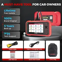 Nuevo Escáner OBD2 LAUNCH CRP123I V3.0 para Todos los Autos 1996-2026, 4 Sistemas + 7 Funciones de Reinicio de Servicio, Herramienta de Diagnóstico Profesional para Autos