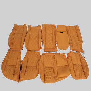 Juego Completo de Fundas de Asiento de Cuero Vacuno de Lujo, Ajuste Personalizado, Mejora <span class=keywords><strong>Interior</strong></span> para Vogue L322 L405 L460 Sport L320 L494 L461 - Product Image 5