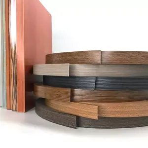 Banyuan Furniture Fitting And Accessories PVC Edge Banding Tape Plastic Edge Trim For MDF