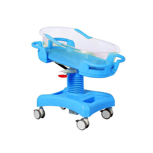 Cuna para Bebé, Transparente, con Función de Elevación, Manual, para 0-12 Meses, Modelo R03, Azul - Product Image 1