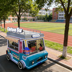 Carrito de Comida Móvil para Venta de Café y Hot Dogs - Product Image 2