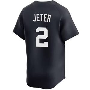 Maillot de baseball cousu 2026 unisexe taille S antibactérien en stock Derek Jeter # 2 Aaron Judge # 99 Anthony Volpe # 11 Gerrit Cole Nouveau - Product Image 2