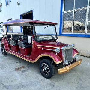 Voiturette de golf électrique de luxe vintage 2026, lumières LED, pneus tout-terrain, autonomie 50-70 km, batterie au plomb-acide - Product Image 6
