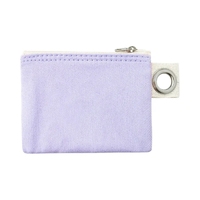Porte-monnaie en toile avec fermeture éclair, logo personnalisé, petite pochette à clés en toile, mini porte-cartes portable en toile avec œillet métallique