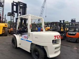 Carretilla elevadora TCM de 5 toneladas de segunda mano de alta calidad y bajo precio con cabina fabricada en Japón usada TCM 3t 5 T 10t 15T 20t 25t 30 Ton en stock - Product Image 6