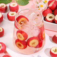 Baies d'aubépine lyophilisées, fruits d'aubépine séchés croustillants pour collation et matière première
