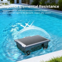 Aspirateur robotisé automatique pour piscine alimenté par énergie solaire 10W, directement de l'usine, pour le nettoyage de la surface de la piscine