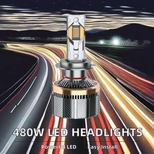 Nuevo Diseño Faro LED de Alta Potencia 480W 50000LM Chips 3570 Canbus Fácil Instalación H1, H3, <span class=keywords><strong>H11</strong></span>, 9005, 9006, H4, H13, 9004, H7 - Product Image 6