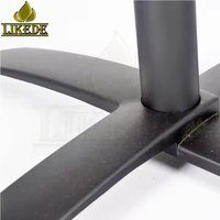 Table pliante en aluminium au design moderne réglable pour les restaurants, les cafés, les hôtels, les écoles, le salon extérieur ou les hôpitaux