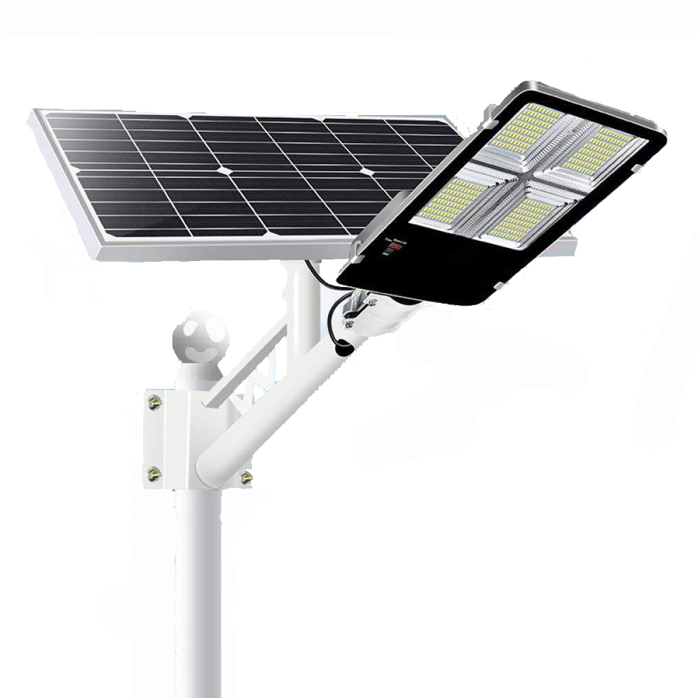 Уличный светодиодный фонарь на солнечной батарее, все в одном, 12 В, уличные фонари со встроенной батареей, 5 лет гарантии, высокие Люмены 30-100 Вт с пультом дистанционного управления