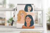 Journal en spirale Agenda, journaux et planificateurs de marques privées de puissance féminine